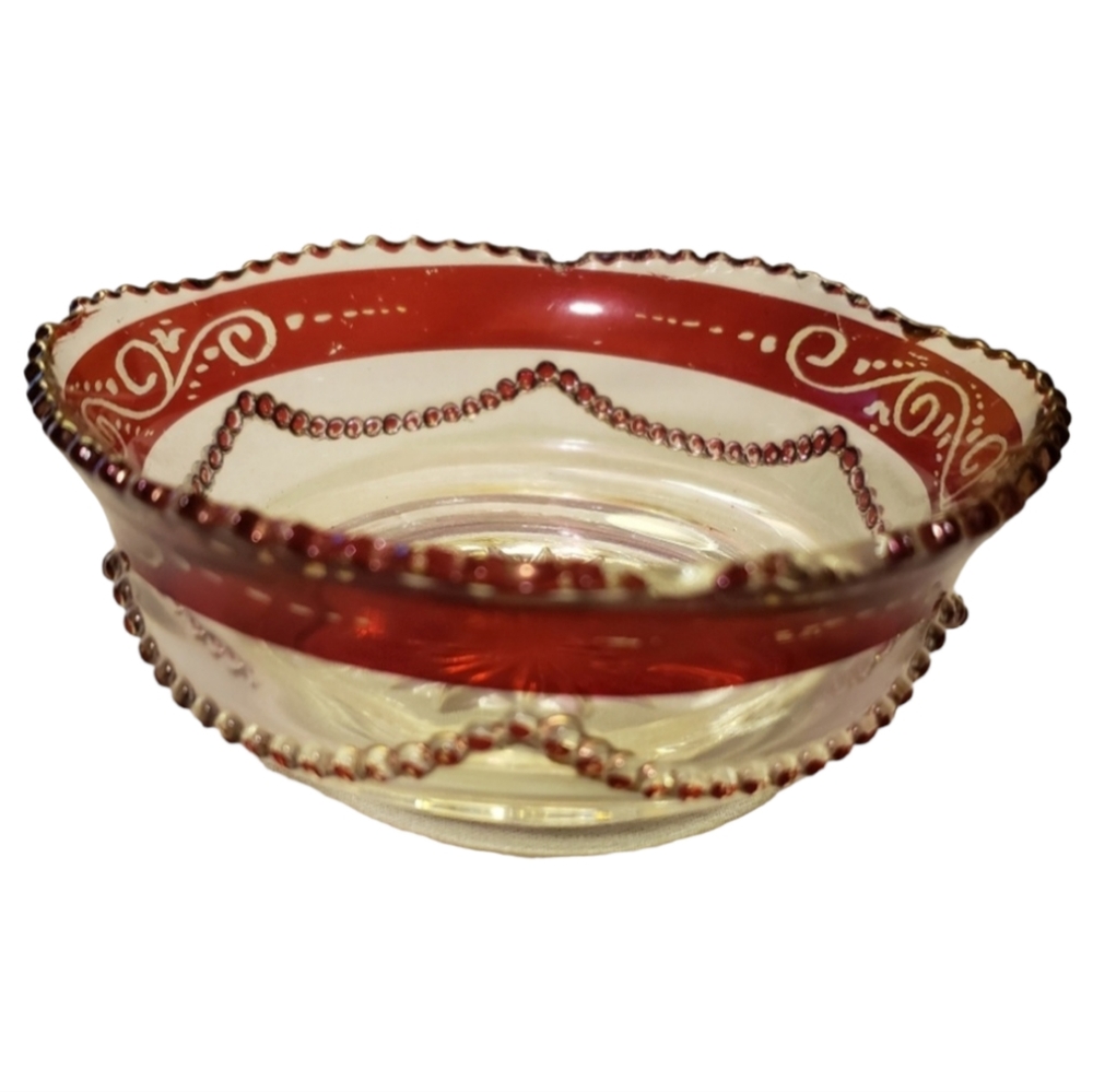 Vtg Candy/Nut/Sauce/Dip Bowl Trademarked "Heisey"